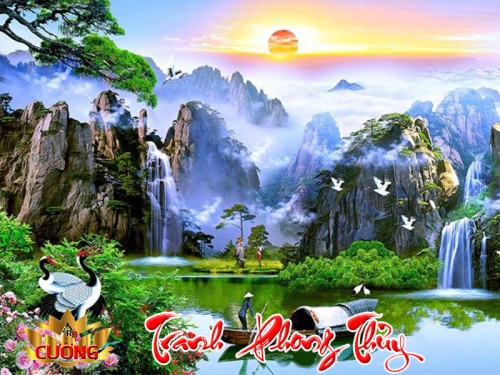 TRANH PHONG THỦY CRB 024